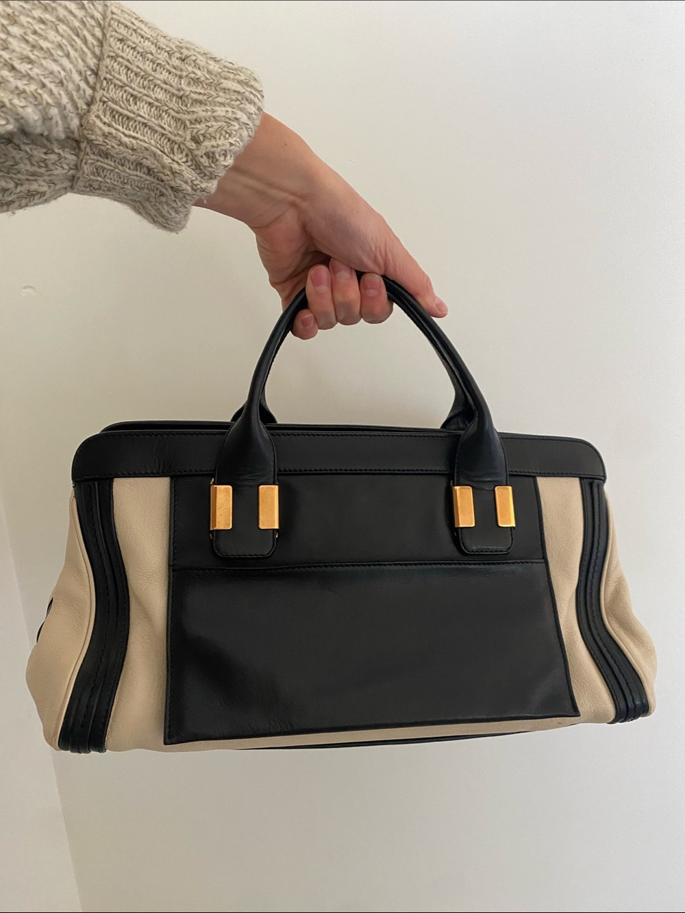 Chloe Alice Two Tone Satchel - Picture 17 of 17